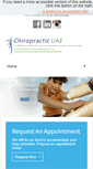 Mobile Screenshot of chiropracticuae.com